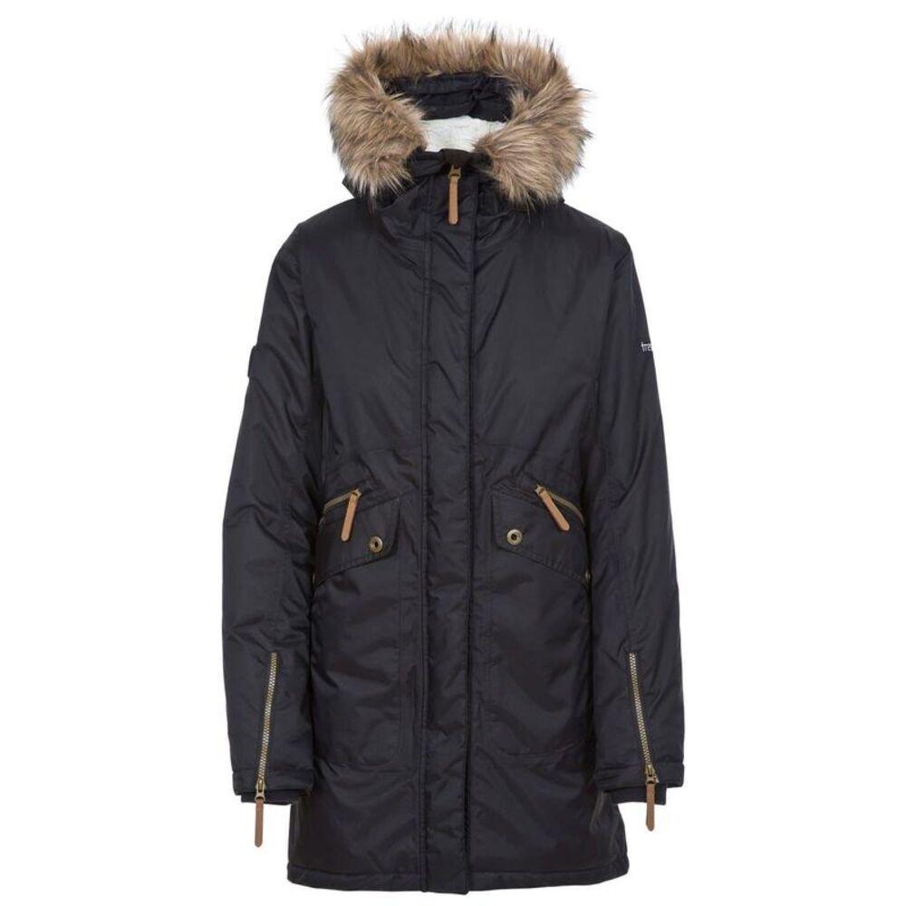 Trespass Womens/Ladies Eternally Waterproof Parka / Black